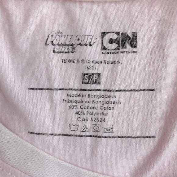 Powerpuff Girls Pink Graphic Tee Crew Neck T-Shirt S - Picture 4 of 14